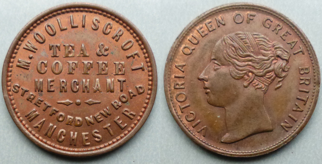 Manchester, M Woolliscroft tea & coffee merchant W3640